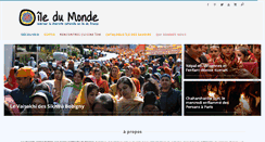 Desktop Screenshot of iledumonde.org