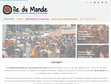 Tablet Screenshot of iledumonde.org